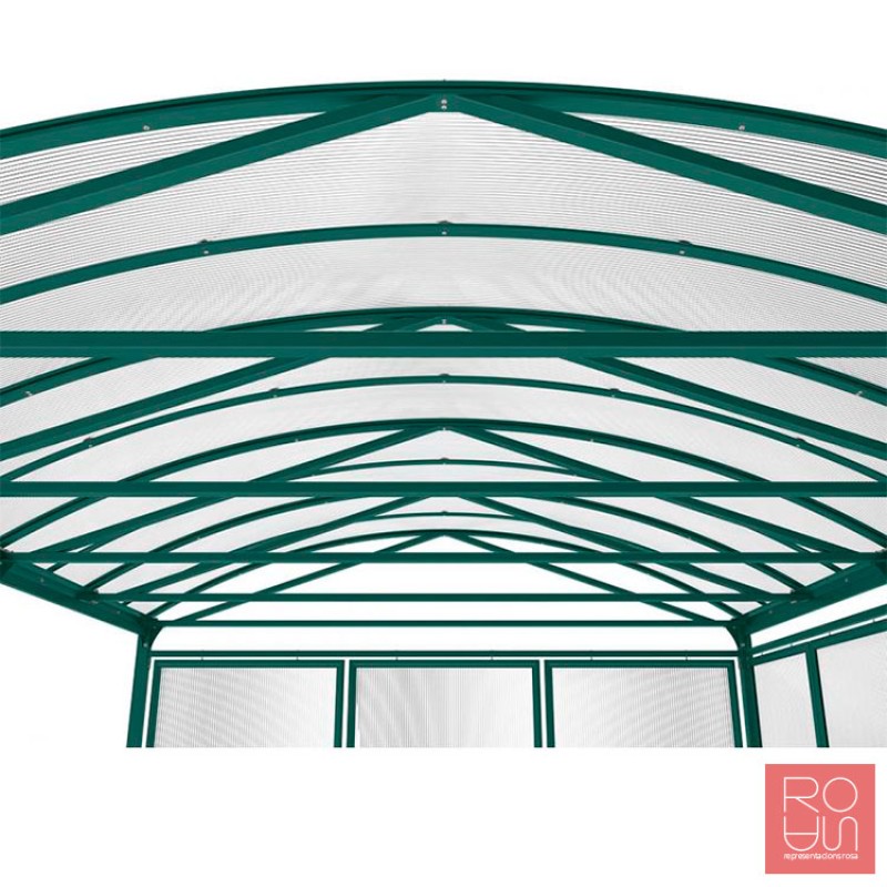 Refugi per peatons o per bicicletes model Bòveda XXL